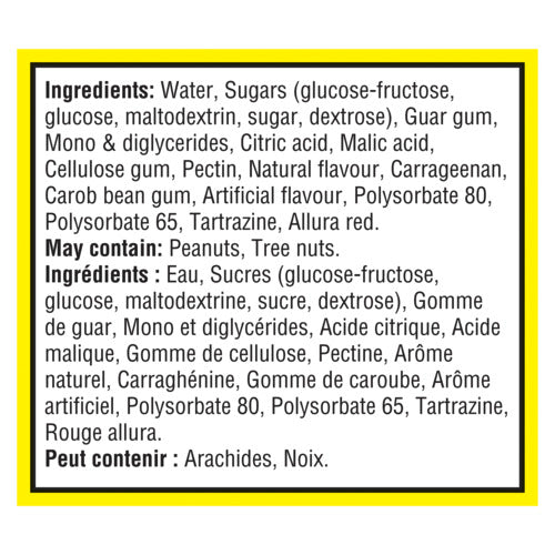 SpongeBob SquarePants™ Popsicle (Ingredients)