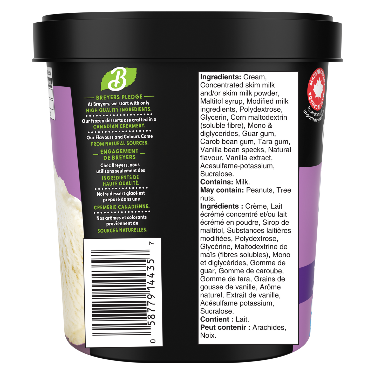 Breyers No Sugar Added Vanilla 1.41L