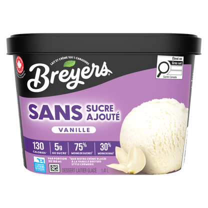 Breyers No Sugar Added Vanilla 1.41L