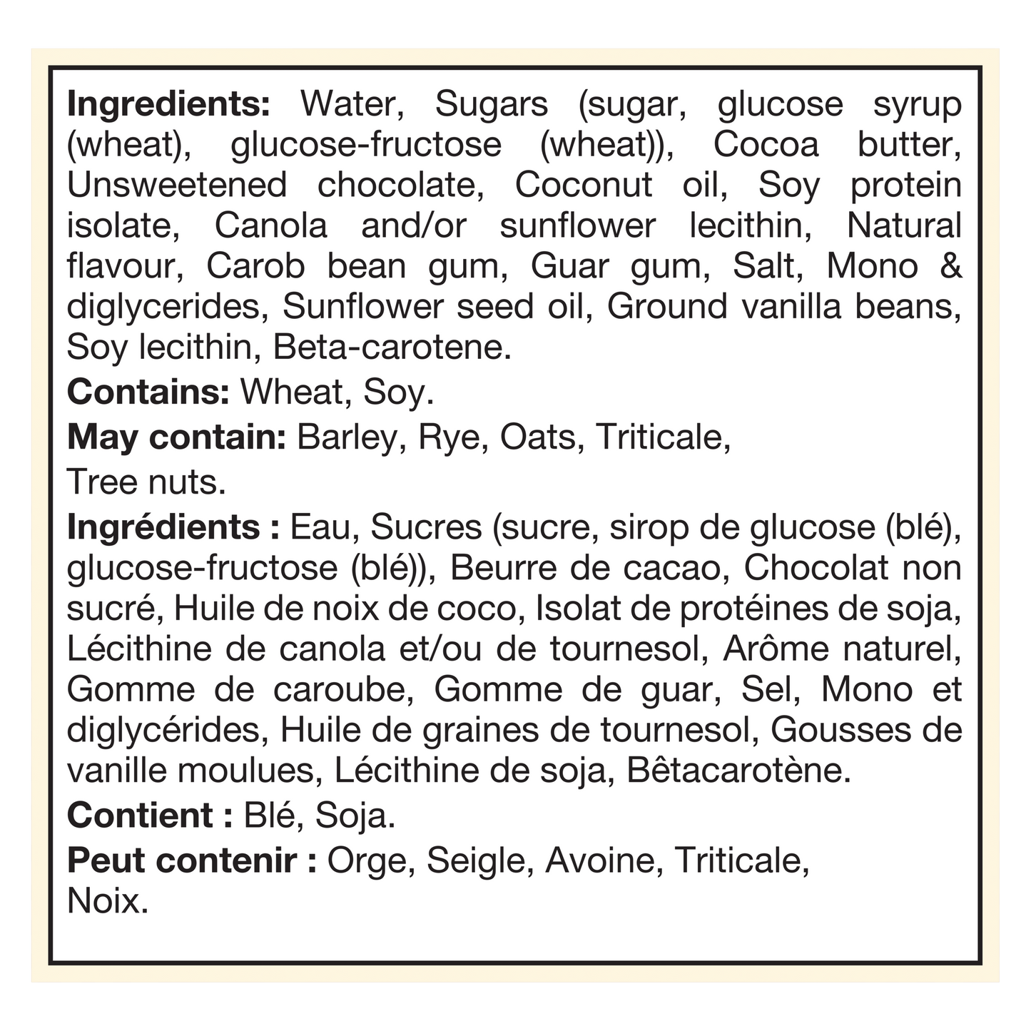 Ingredients