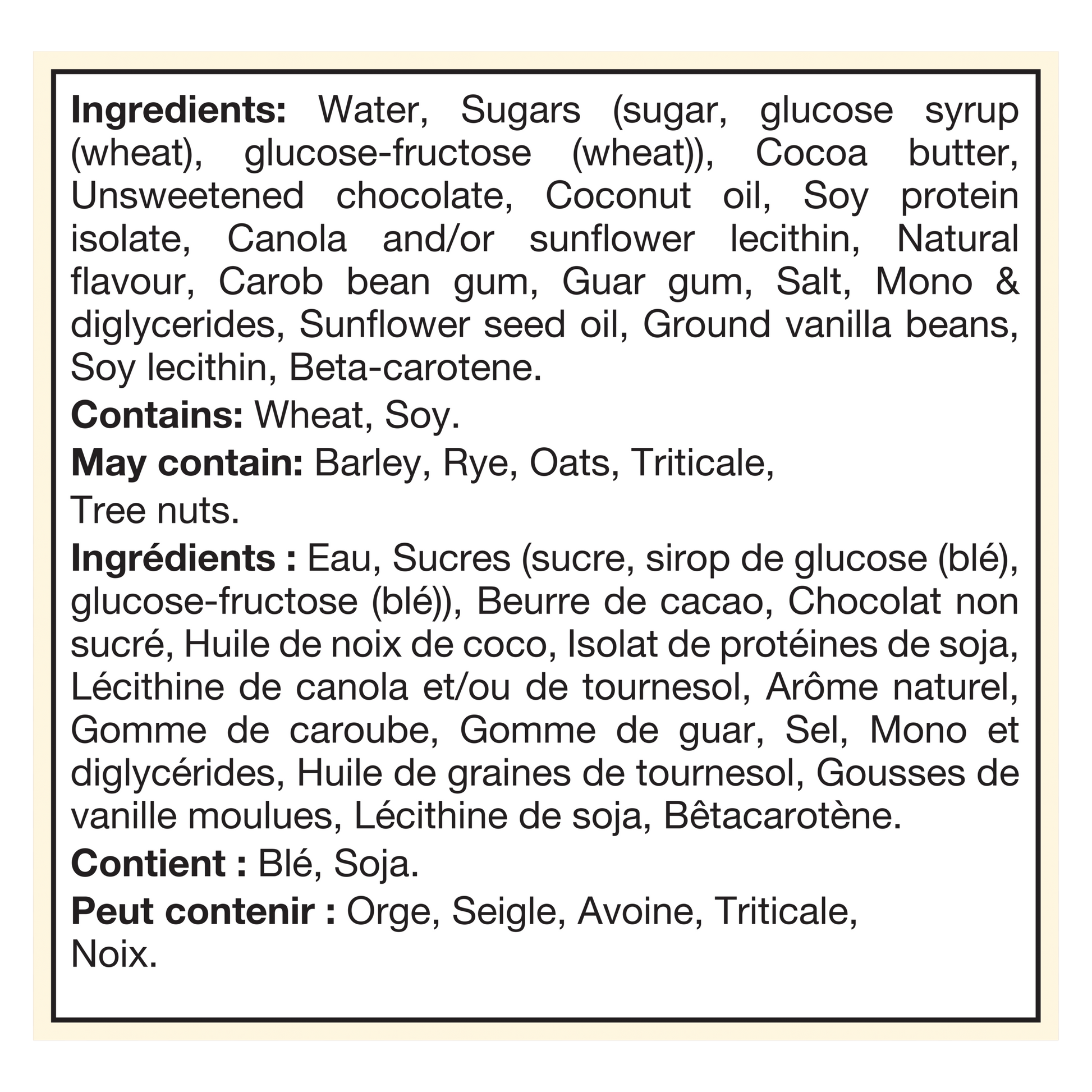 Ingredients