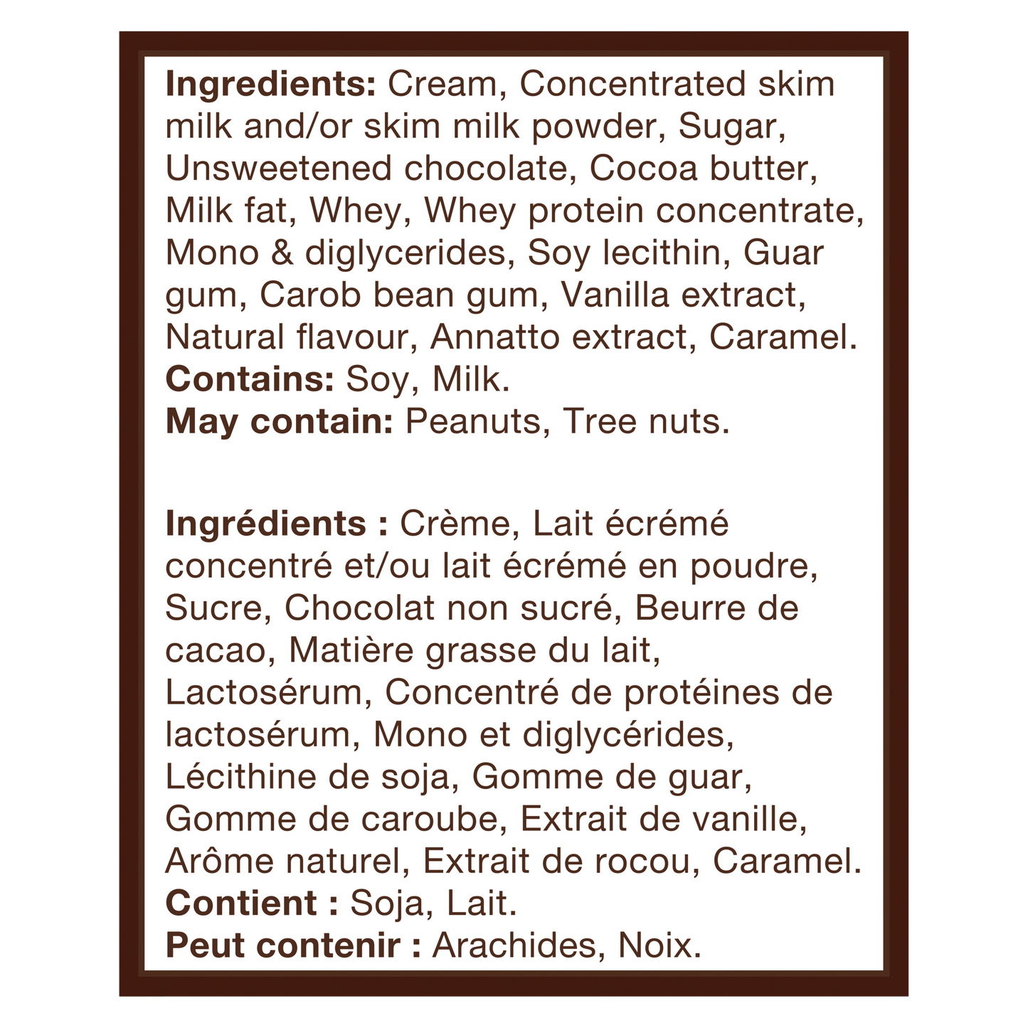 Ingredients