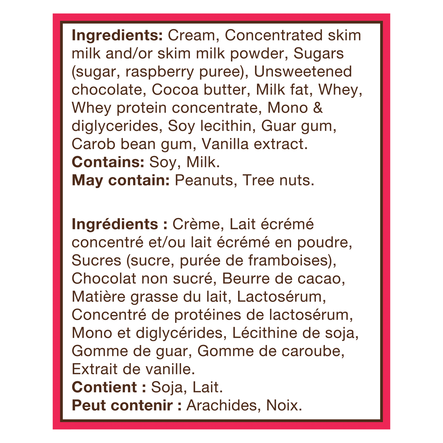 Ingredients