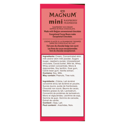 Magnum Mini Raspberry Bars x 4