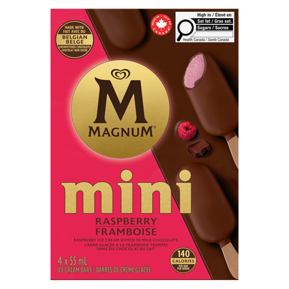 Magnum Mini Raspberry Bars x 4