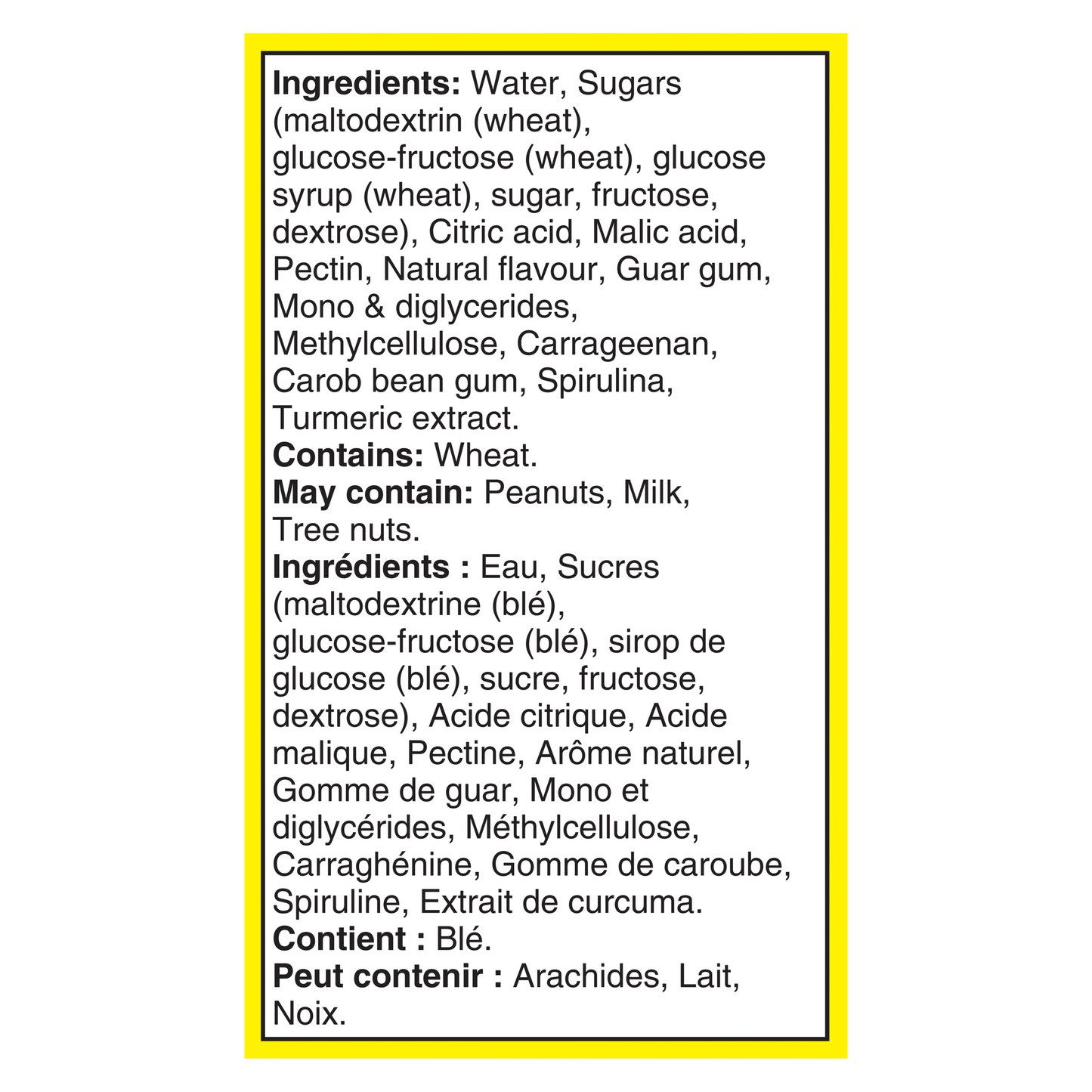 Ingredients