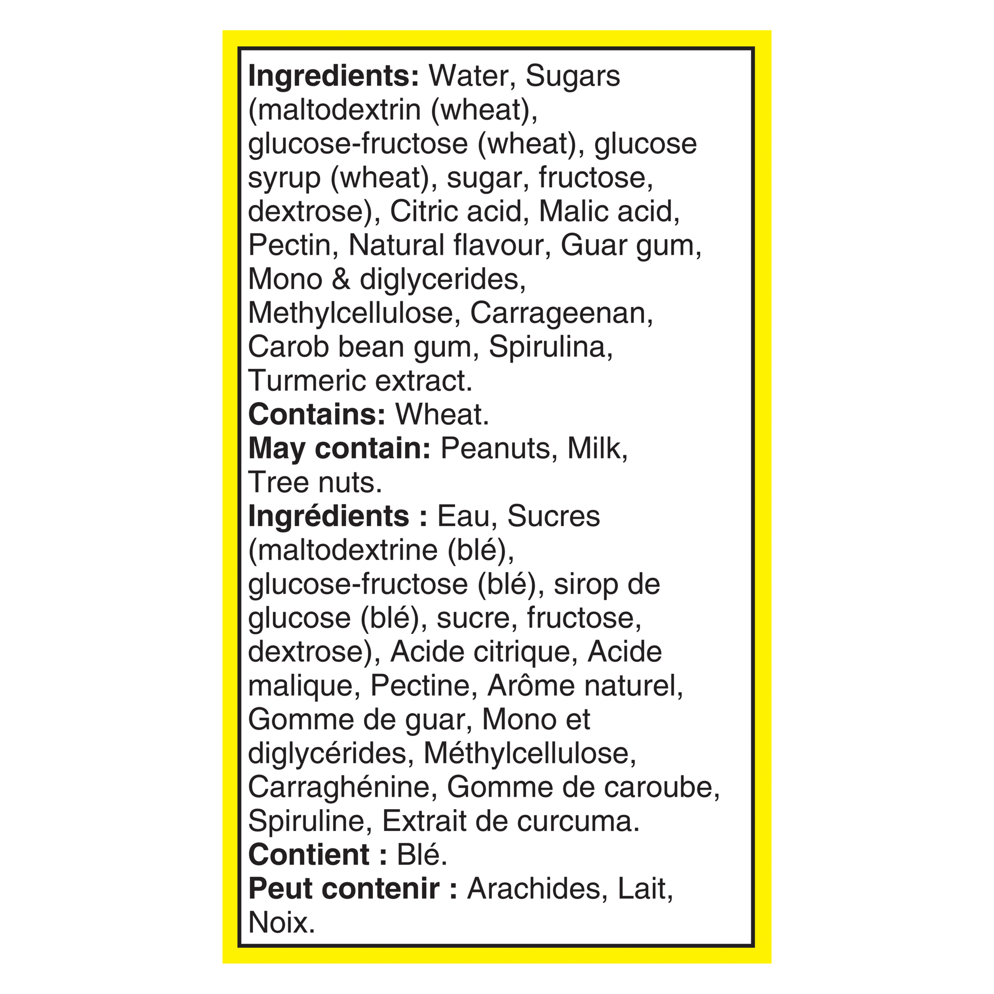 Ingredients