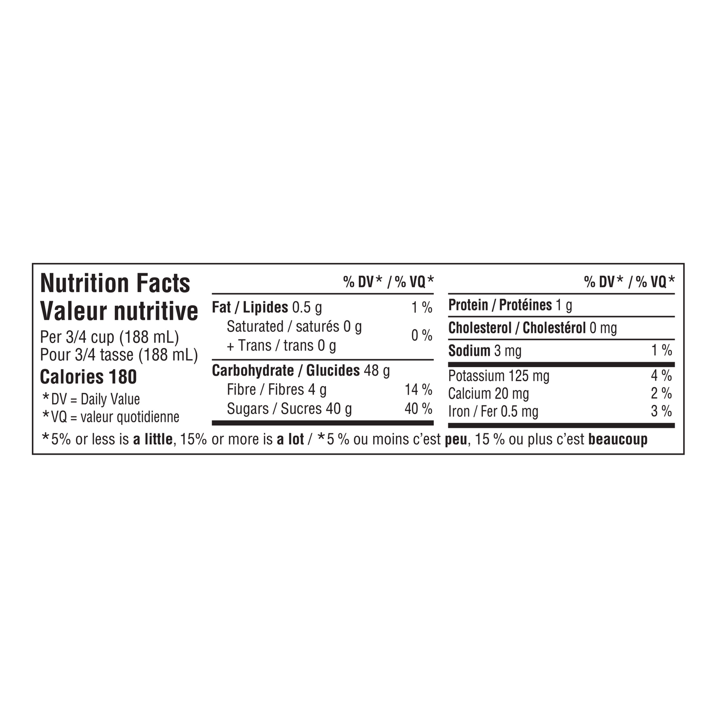 Talenti Roman Raspberry Sorbetto pint side view highlighting ingredient list