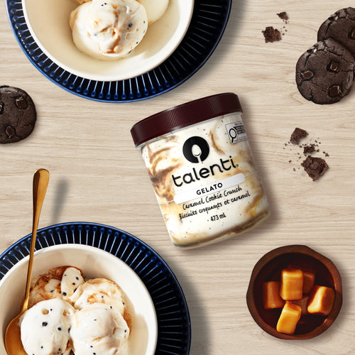 Talenti Caramel Cookie Crunch gelato ingredients